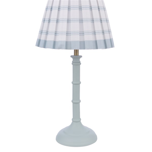 (image for) Laura Ashley Farnworth Table Lamp Matt Green With Shade